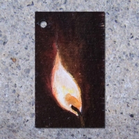 Burning Flame Keychain